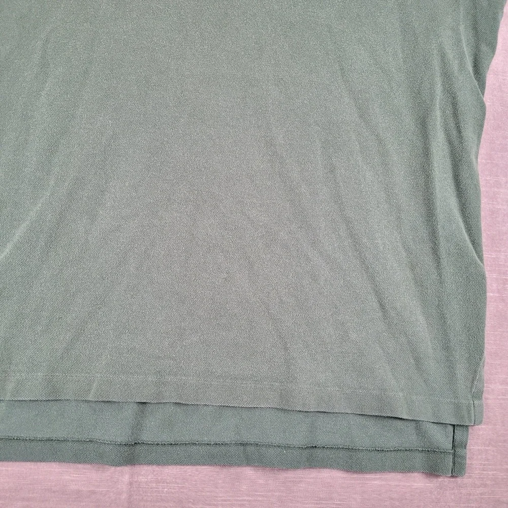 Ralph Lauren‎ Polo Big Pony Rugby Shirt Green Logo Short Sleeve L